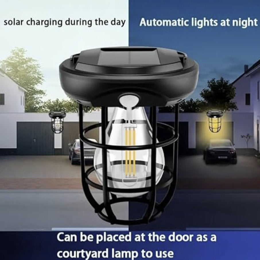 Lámpara para Camping Solar con Sensor